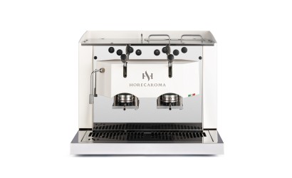 Machine à dosettes Aroma Horeca Bar 2.0-Blanc