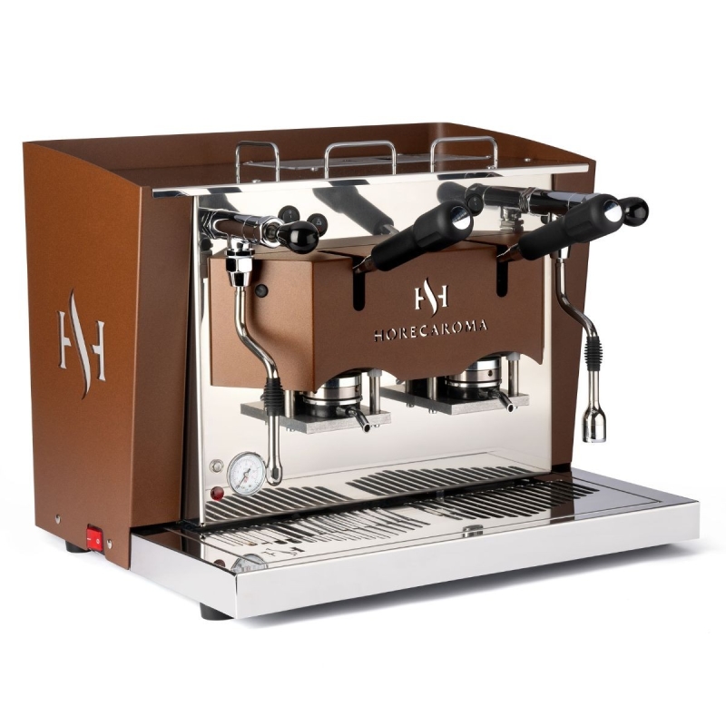 Machine à café à dosettes Aroma Horeca La doppia line-Corten
