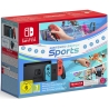Nintendo Switch 1.1 Bleu Néon / Rouge Néon + Switch Sport + Bracelet + 12 mois de console NSO